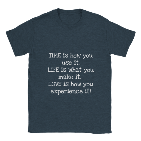 TIME, LIFE, LOVE - Classic Unisex Crewneck T-shirt