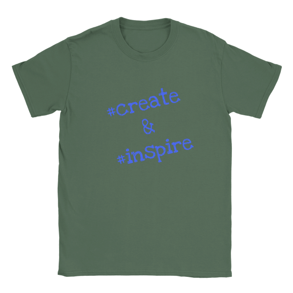 #create & #inspire - Classic Unisex Crewneck T-shirt